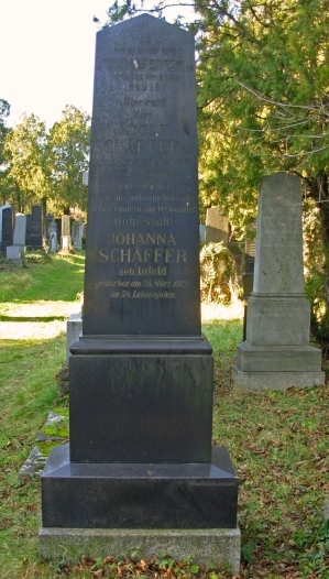 Grab Adolf und Johanna Schffer (Eltern von Nelly Schffer)
